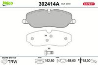 Bremsbelagsatz, Scheibenbremse