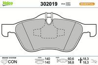 Bremsbelagsatz, Scheibenbremse