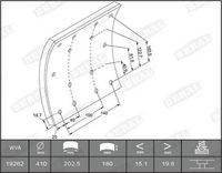 BERAL Remvoeringsset, trommelrem 1