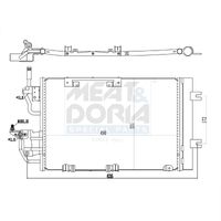 Condensator, climatizare MEAT & DORIA, Cod: 991011