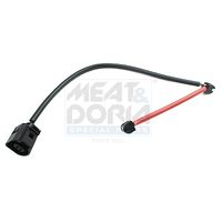 предупредителен контактен сензор, износване на накладките