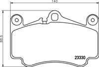 Bremsbelagsatz, Scheibenbremse