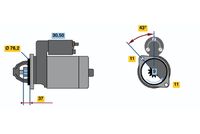 BOSCH Startmotor / Starter 5