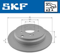Disc frana SKF Vertevo, Cod: VKBD 91294 S2