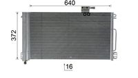 Thumbnail - Condensor, airconditioning - AC448000P - MAHLE