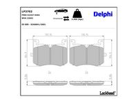 комплект спирачно феродо, дискови спирачки