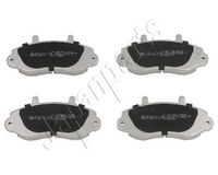 Комплект спирачно феродо, дискови спирачки PA-0408AF JAPANPARTS