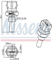 NISSENS Sensor, koelvloeistoftemperatuur 6