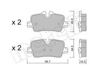 Bremsbelagsatz, Scheibenbremse