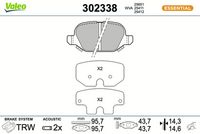 комплект спирачно феродо, дискови спирачки