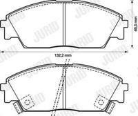 Bremsbelagsatz, Scheibenbremse