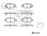 Bremsbelagsatz, Scheibenbremse