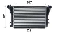 Thumbnail - Intercooler, inlaatluchtkoeler - CI207000P - MAHLE