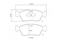BREMBO High performance remblokkenset 3