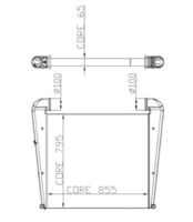 Thumbnail - Intercooler, inlaatluchtkoeler - CI97000S - MAHLE