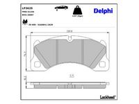 комплект спирачно феродо, дискови спирачки