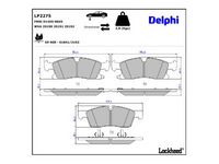 комплект спирачно феродо, дискови спирачки