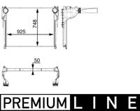 Thumbnail - Intercooler, inlaatluchtkoeler - CI34000P - MAHLE