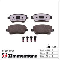 комплект спирачно феродо, дискови спирачки