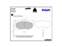 комплект спирачно феродо, дискови спирачки
