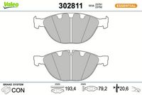 Bremsbelagsatz, Scheibenbremse