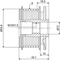 Ελεύθερη περιστροφή γεννήτριας VALEO NEW SPARE PART