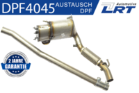 Ruß-/Partikelfilter, Abgasanlage