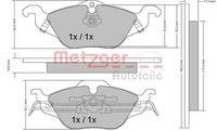 комплект спирачно феродо, дискови спирачки