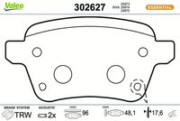 Bremsbelagsatz, Scheibenbremse