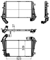 Thumbnail - Intercooler, inlaatluchtkoeler - CI511000S - MAHLE