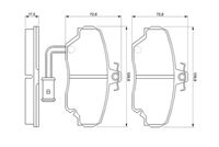 Bremsbelagsatz, Scheibenbremse
