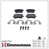 комплект спирачно феродо, дискови спирачки