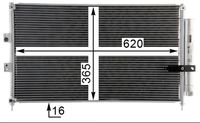 Thumbnail - Condensor, airconditioning - AC835000P - MAHLE