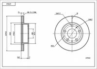 Спирачен диск 229 048 HART