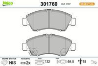 Bremsbelagsatz, Scheibenbremse