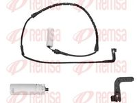 предупредителен контактен сензор, износване на накладките