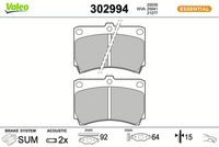 комплект спирачно феродо, дискови спирачки