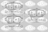 комплект спирачно феродо, дискови спирачки