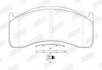 Bremsbelagsatz, Scheibenbremse