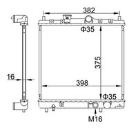 Radiator, engine cooling