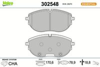 Bremsbelagsatz, Scheibenbremse