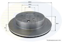 Disc frana COMLINE, Cod: ADC0282V