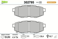 комплект спирачно феродо, дискови спирачки