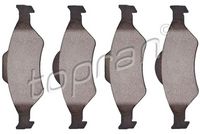 комплект спирачно феродо, дискови спирачки