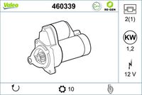 Starter VALEO, Cod: 460339