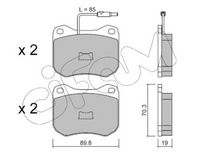 Set placute frana,frana disc CIFAM, Cod: 822-021-0