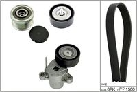 Set curea transmisie cu caneluri HEPU, Cod: 20-1889