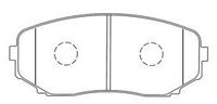 Set placute frana,frana disc AISIN, Cod: E1N053