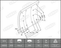 BERAL Remvoeringsset, trommelrem 2