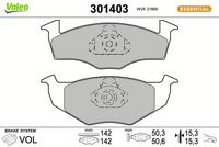 Bremsbelagsatz, Scheibenbremse